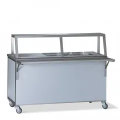 Uitgiftebalie incl. saladière en opzetetage