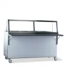 Uitgiftebalie Warm 4x 1/1 GN incl. opzetetage
