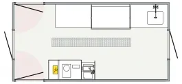 Vaatwasunit 6m