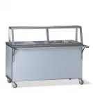 Uitgiftebalie incl. saladière en opzetetage